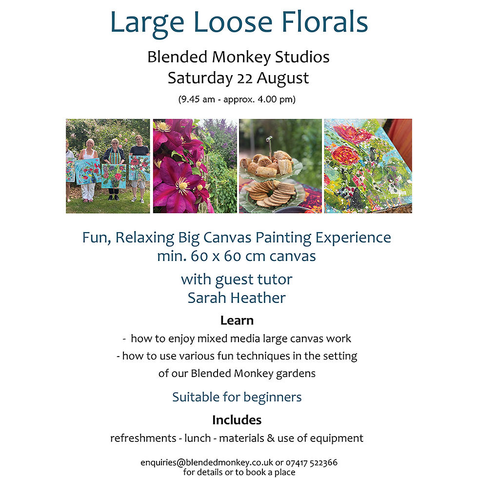 Information about the large loose florals experience in August 2026