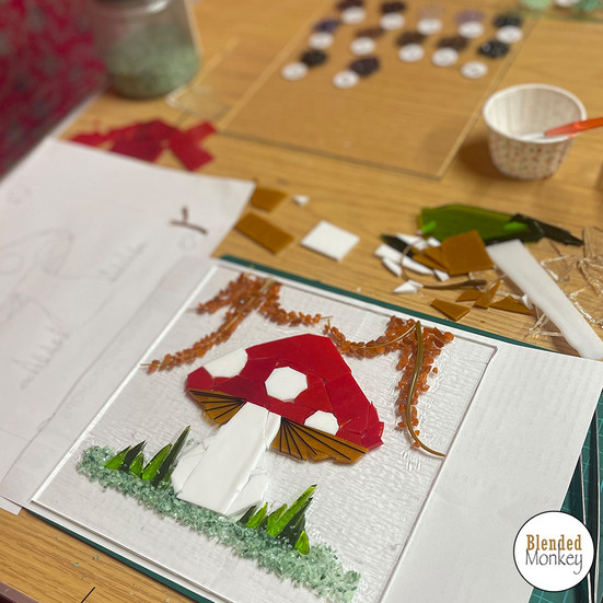 Fabulous toadstool scene