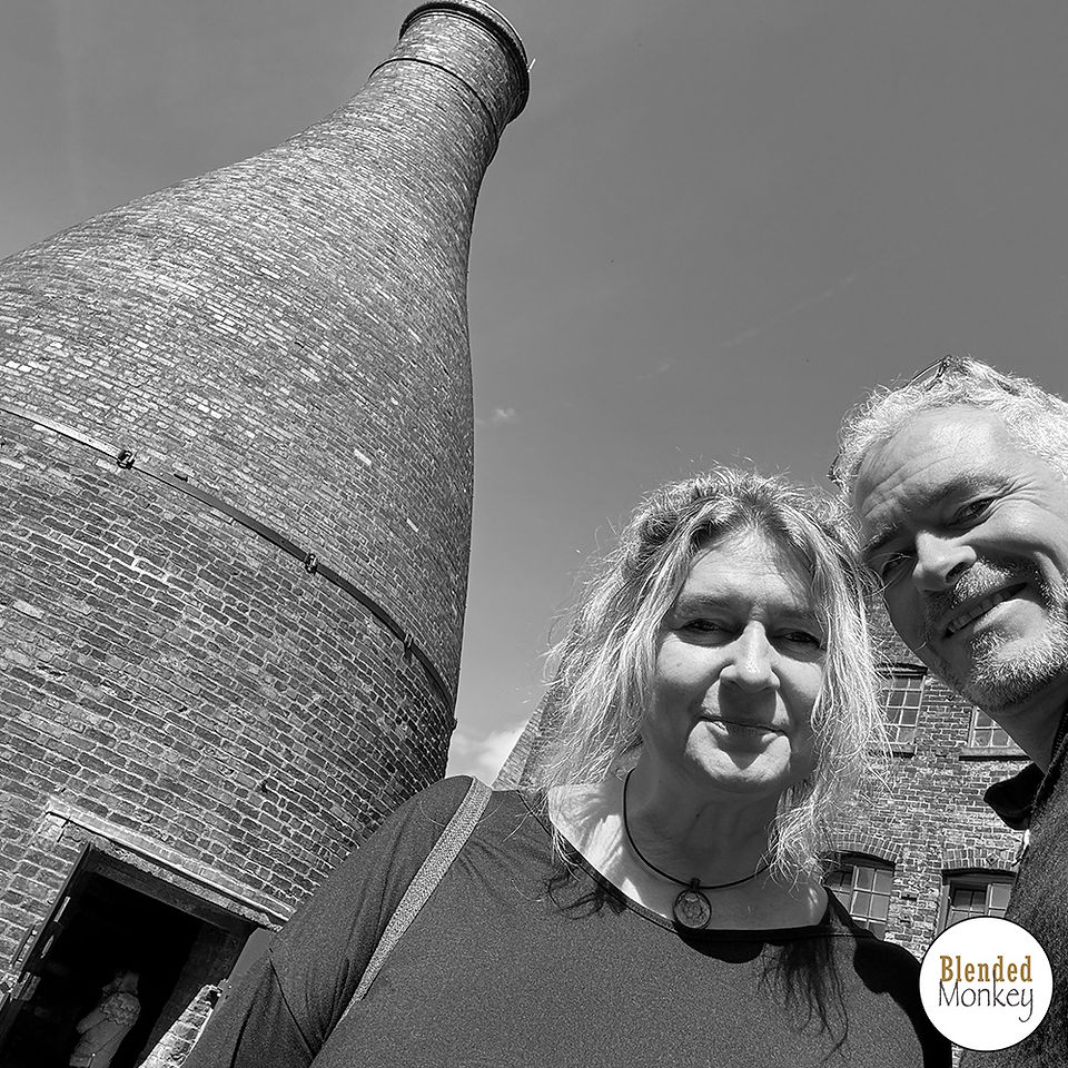 Simon and I at the Gladstone Pottery Museum