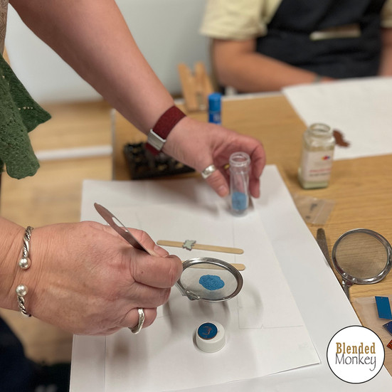 Happy group of enamelling students!
