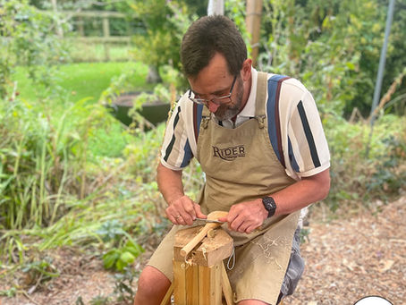 Great spoon carving experience today in our Blended Monkey Studios & Gardens in Upwell on the Norfolk / Cambridgeshire border