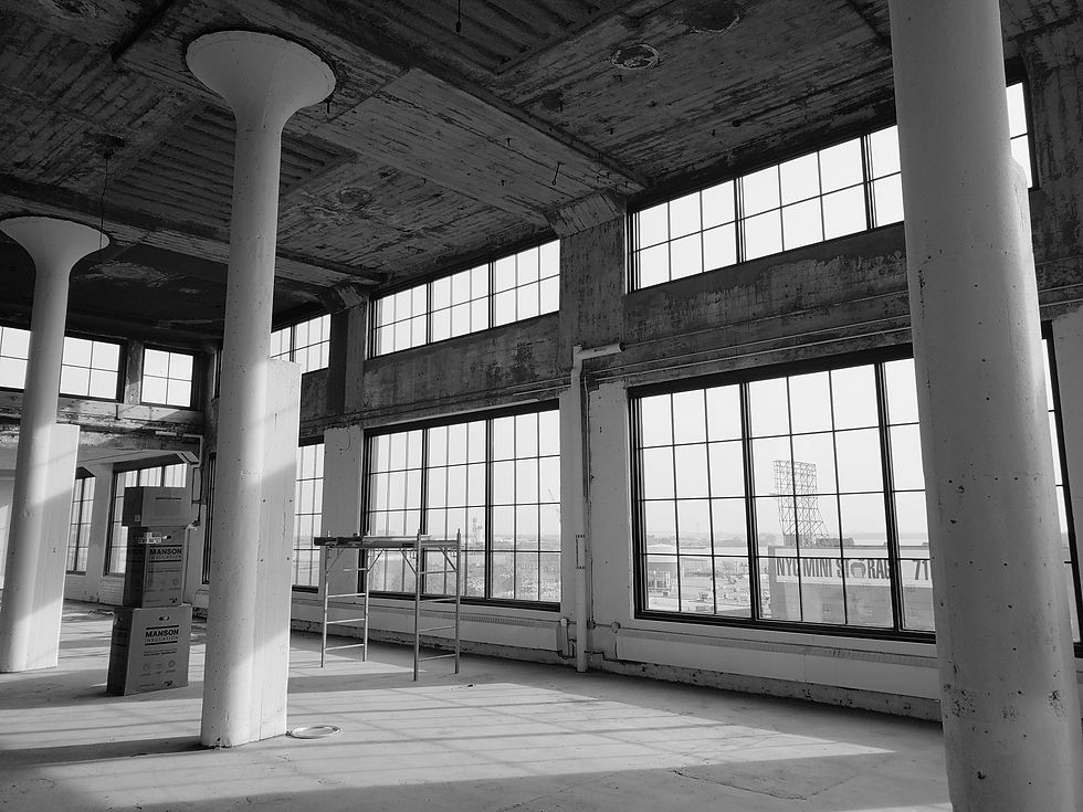 Top floor Union Station construction project in the Bronx