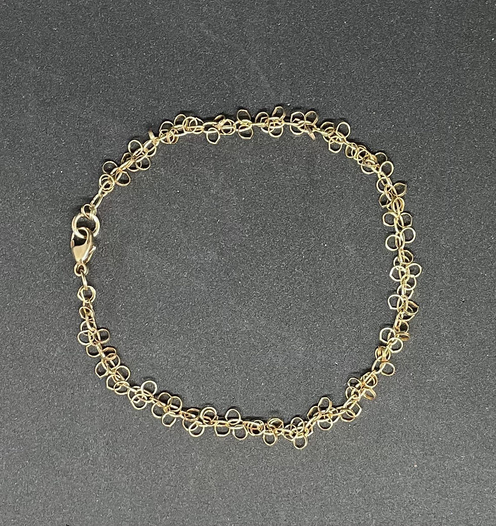 Gold plated/silver bracelet