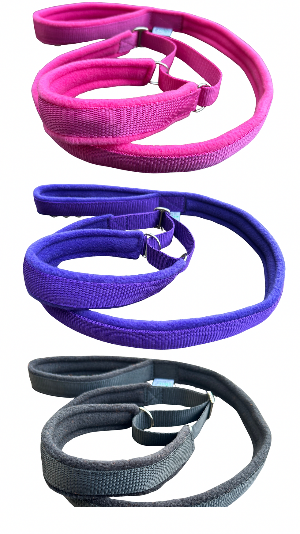 Miniature : Slip Collar & Lead - 12 colours - various sizes 