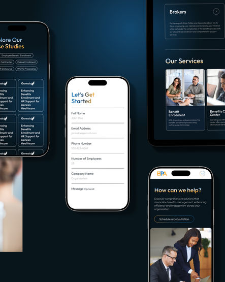 a phone screen that says let 's get started on it