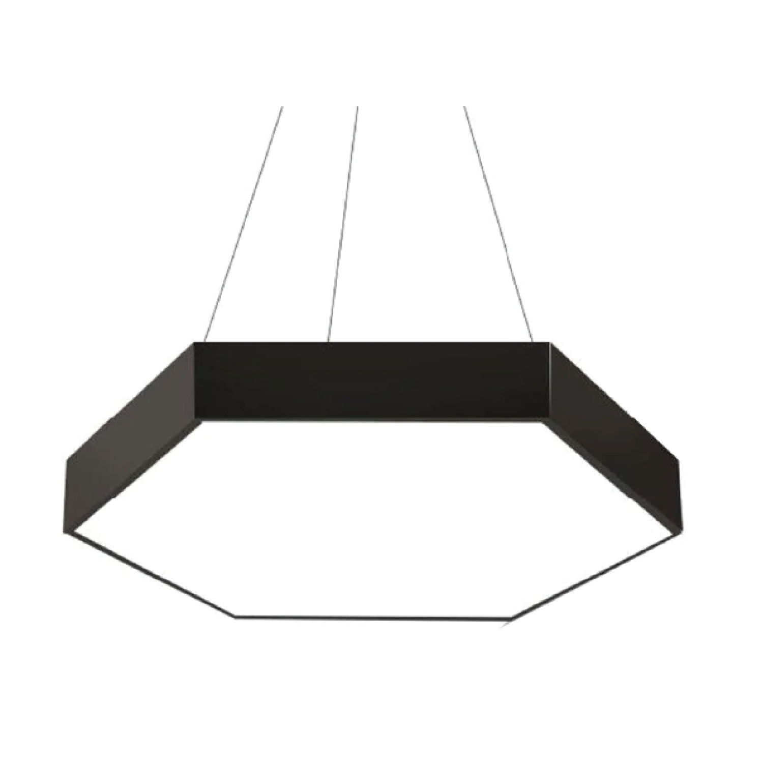 Hexagon Pendant Light – Inward Glow