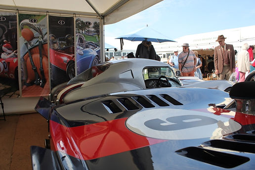 GD cobra replica's and T70 sypders at Goodwood Revival