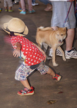 42.はしゃぐ子　千葉県・酒々井町（縦画像ですクリックを願います。）