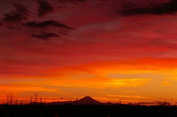 自宅からの富士山-4