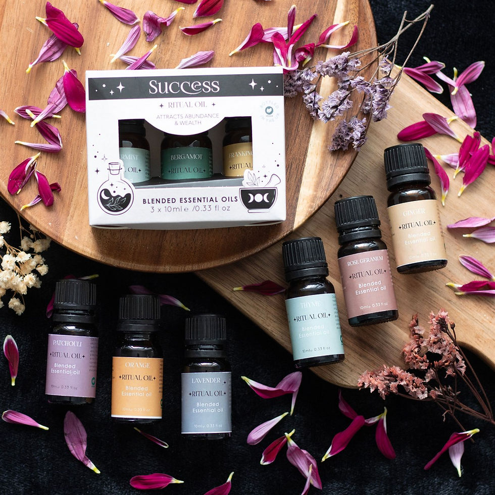 Thumbnail: SET OF 3 LOVE RITUAL BLENDED ESSENTIAL OILS
