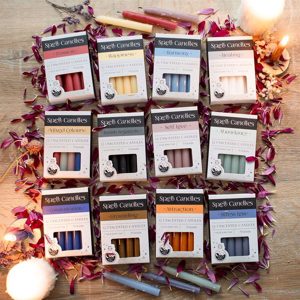 Thumbnail: PACK OF 12 PASSION SPELL CANDLES