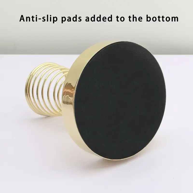 Miniatyrbild: Gold Sage Incense Burner with Thick Metal Base &amp; Clear Glass Bowl