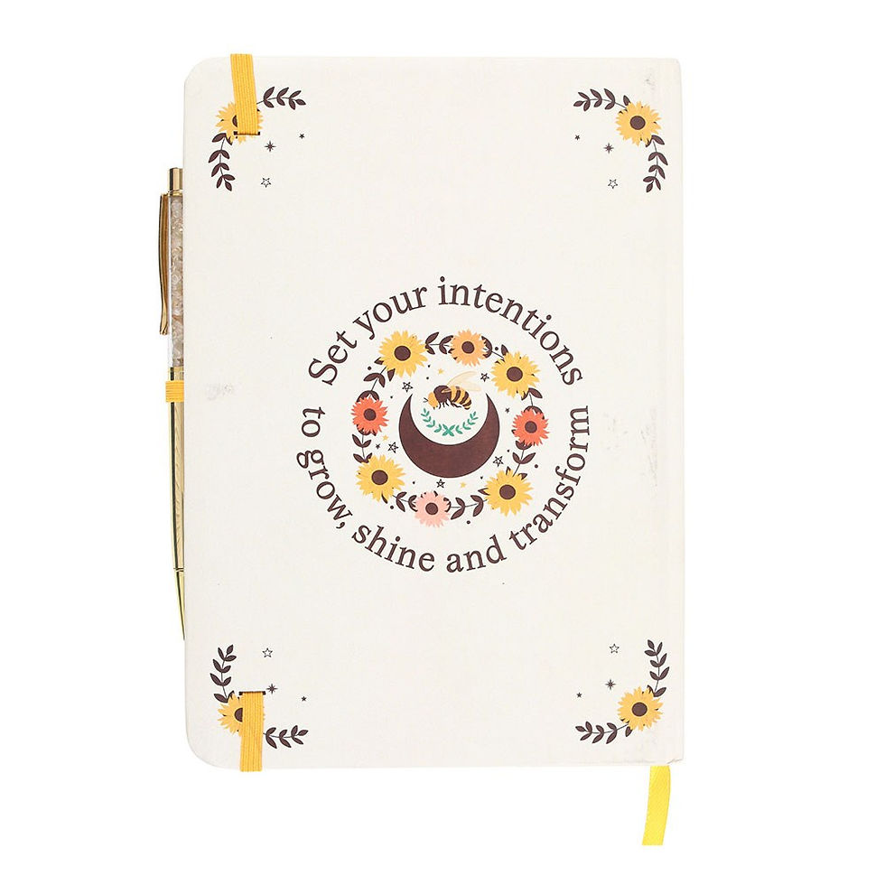 Miniatyrbild: Summer Solstice Intention Journal with Citrine Pen
