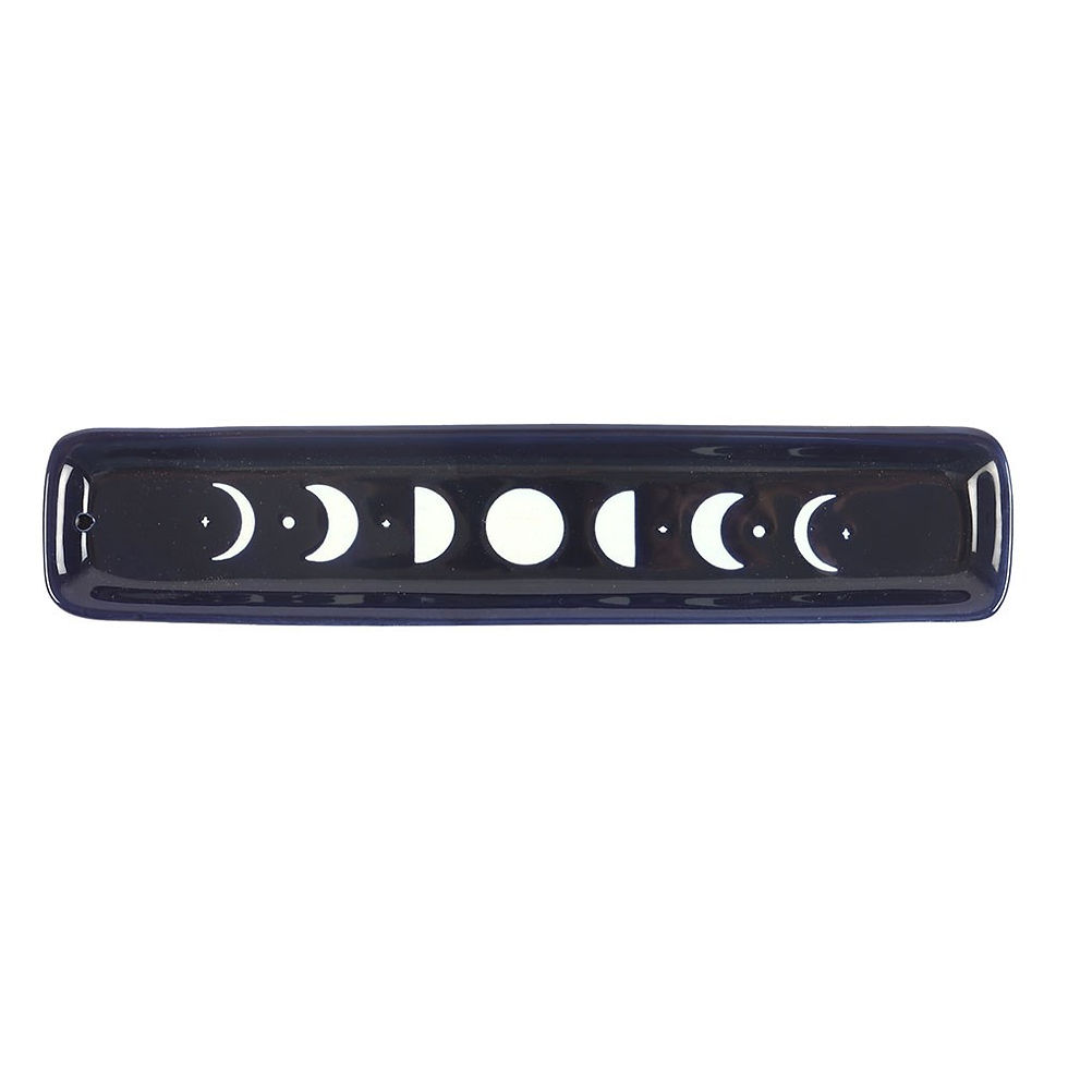 Miniatyrbild: BLUE MOON PHASE CERAMIC INCENSE ASH CATCHER