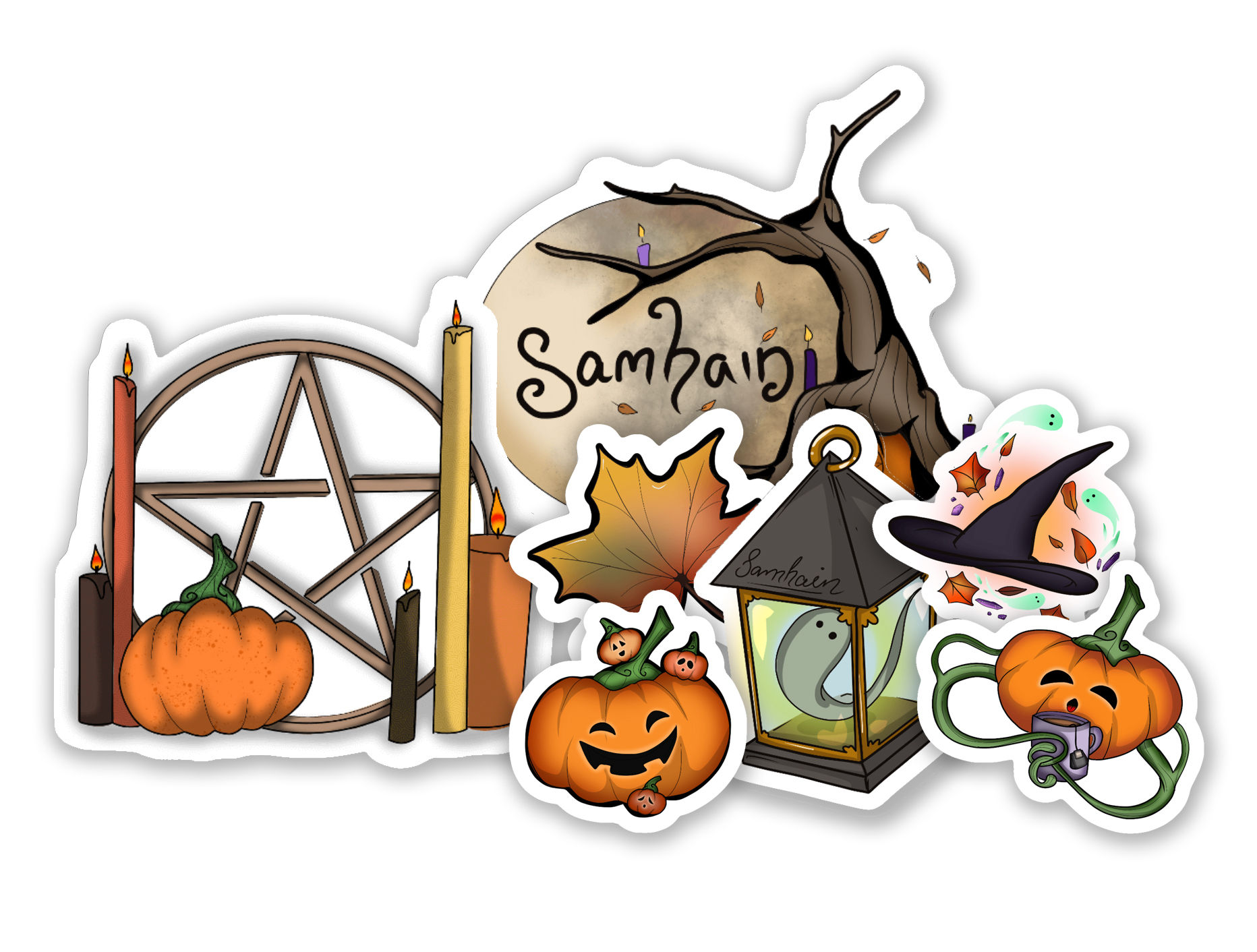 SAMHAIN STICKERS SET