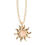 Thumbnail: THE SUN CELESTIAL ROSE QUARTZ NECKLACE GREETING CARD