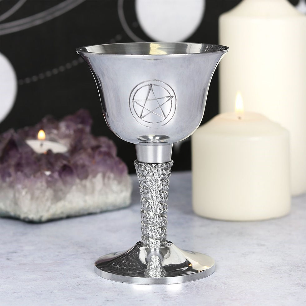Miniatyrbild: SILVER METALL PENTAGRAM BÄG