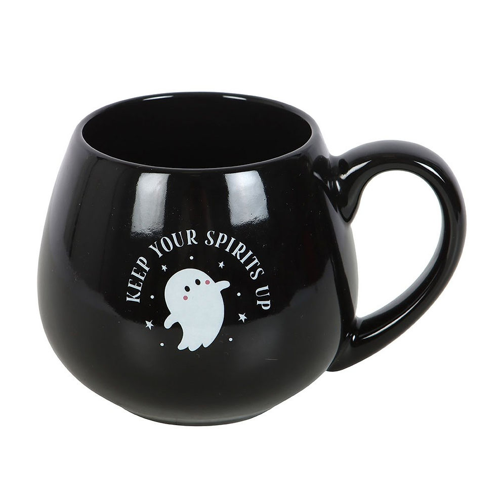 Miniatyrbild: Keep Your Spirits Up Rounded Ghost Mug