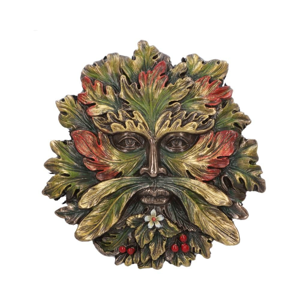 GREENMAN SUMMER SOLSTICE WALL PLAQUE 13cm