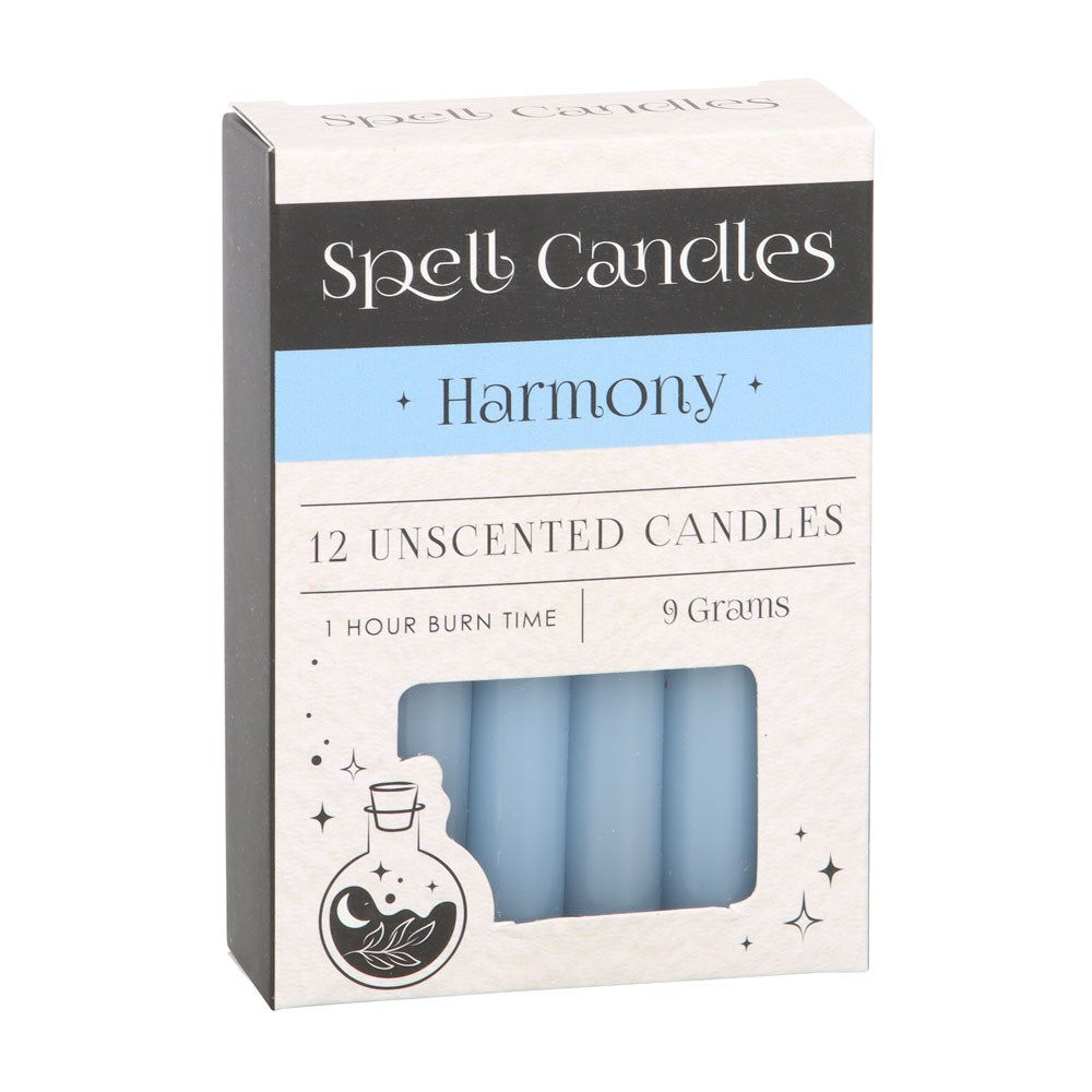 PACK OF 12 HARMONY SPELL CANDLES