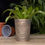 Miniatyrbild: TRIPLE MOON BRONZE TERRACOTTA PLANT POT BY LISA PARKER