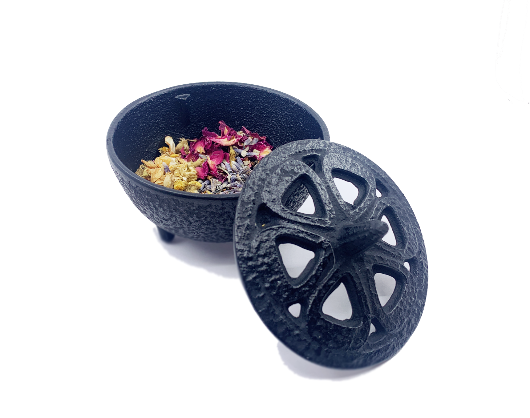 CAST IRON INCENSE BOWL