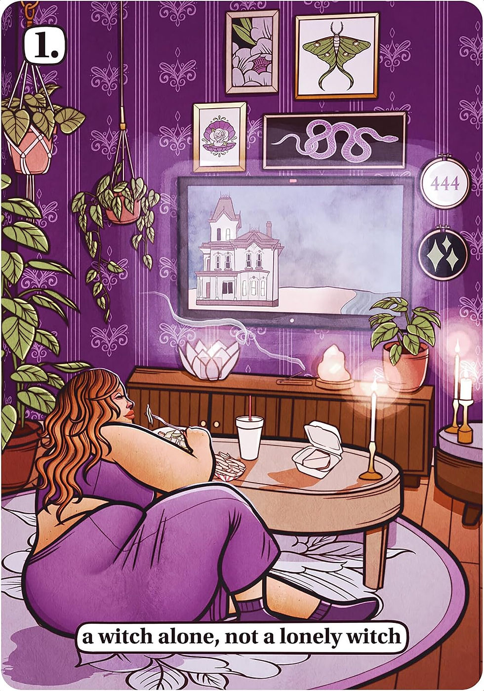 Thumbnail: Chubby Witch's Night In: A 44-Card Oracle Deck and Guidebook