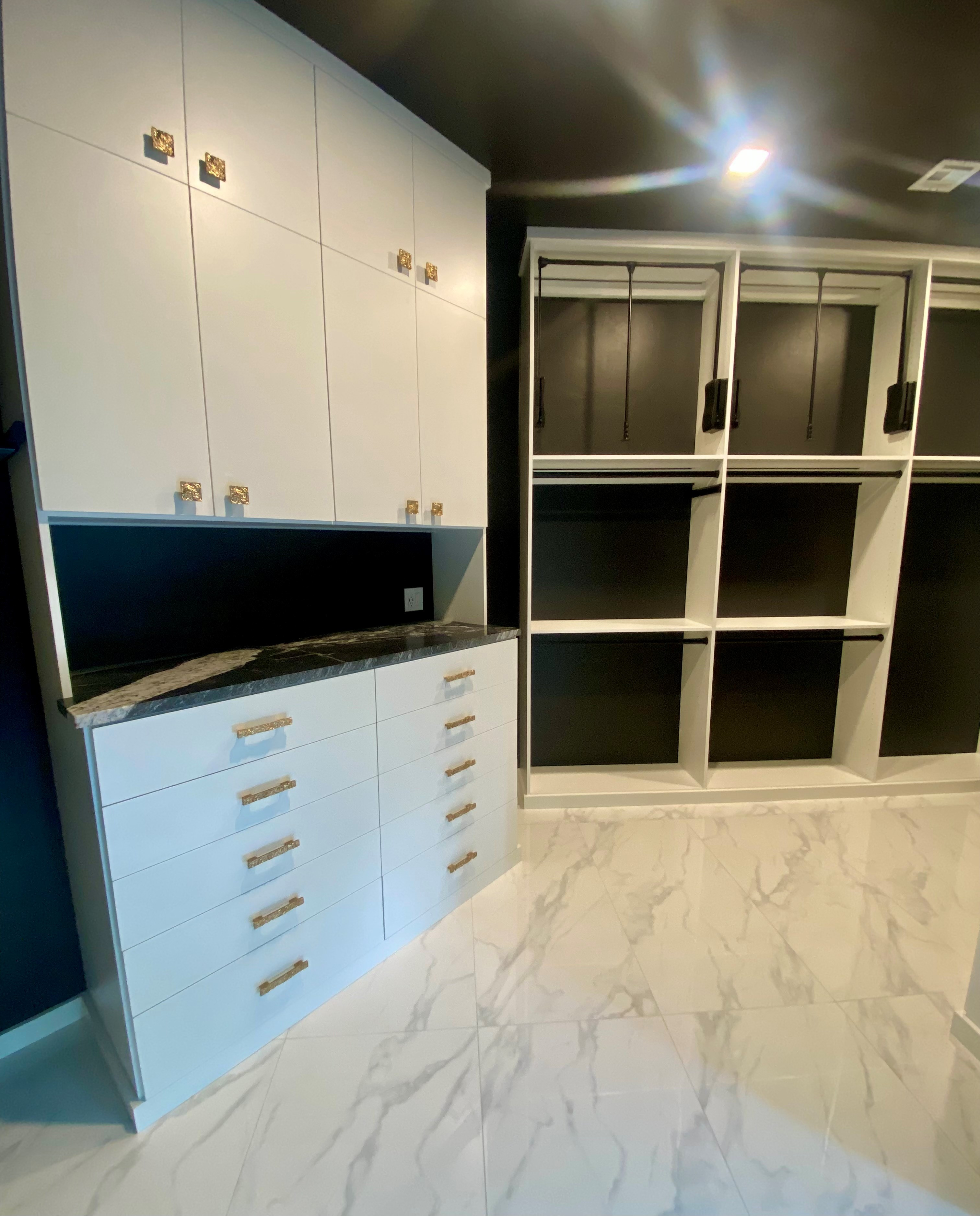 Black and White Drama in Norman | Custom Closets