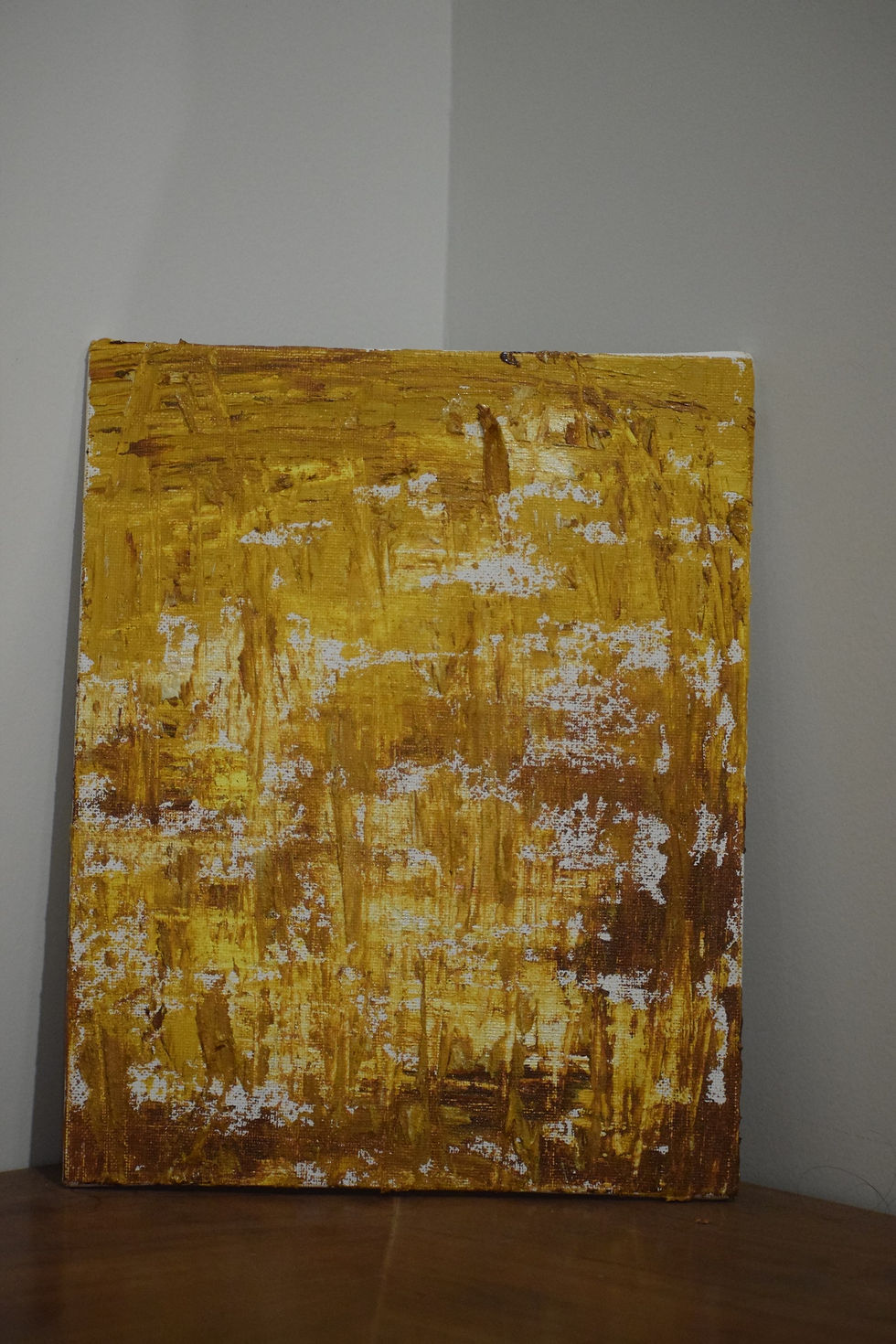 Thumbnail: Yellow Abstract 8 x 10 inch
