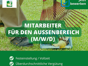 Job: Mitarbeiter (m/w/d) für den Außenbereich gesucht!
