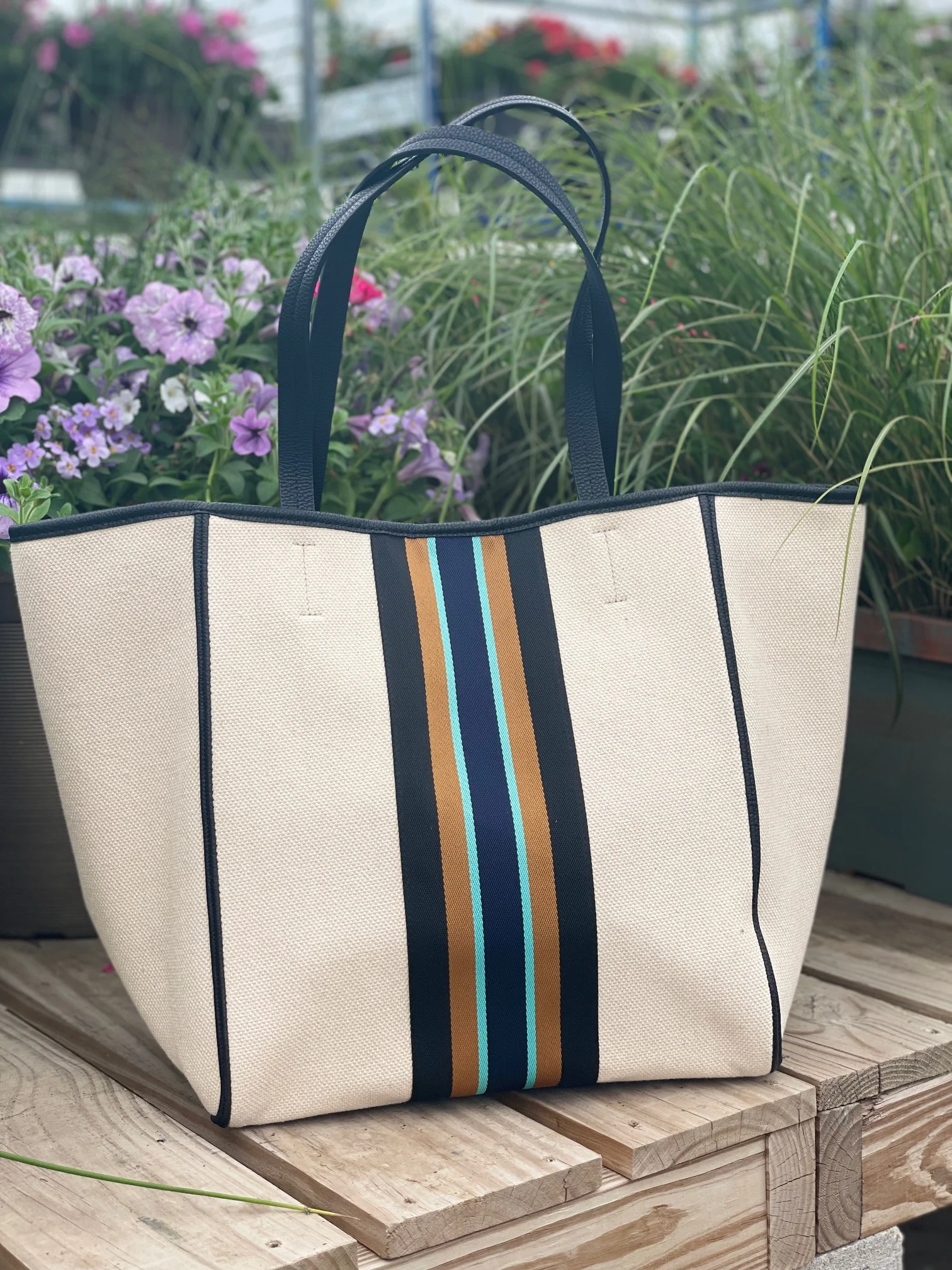 Shiraleah - James Canvas Tote - Ivory