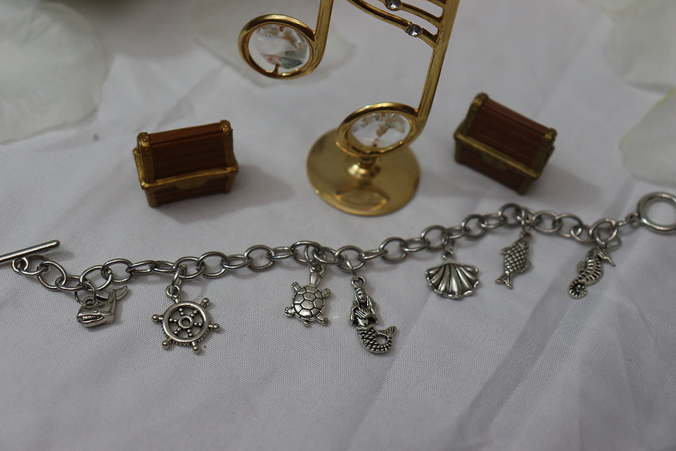 Thumbnail: Silver Charm Bracelets