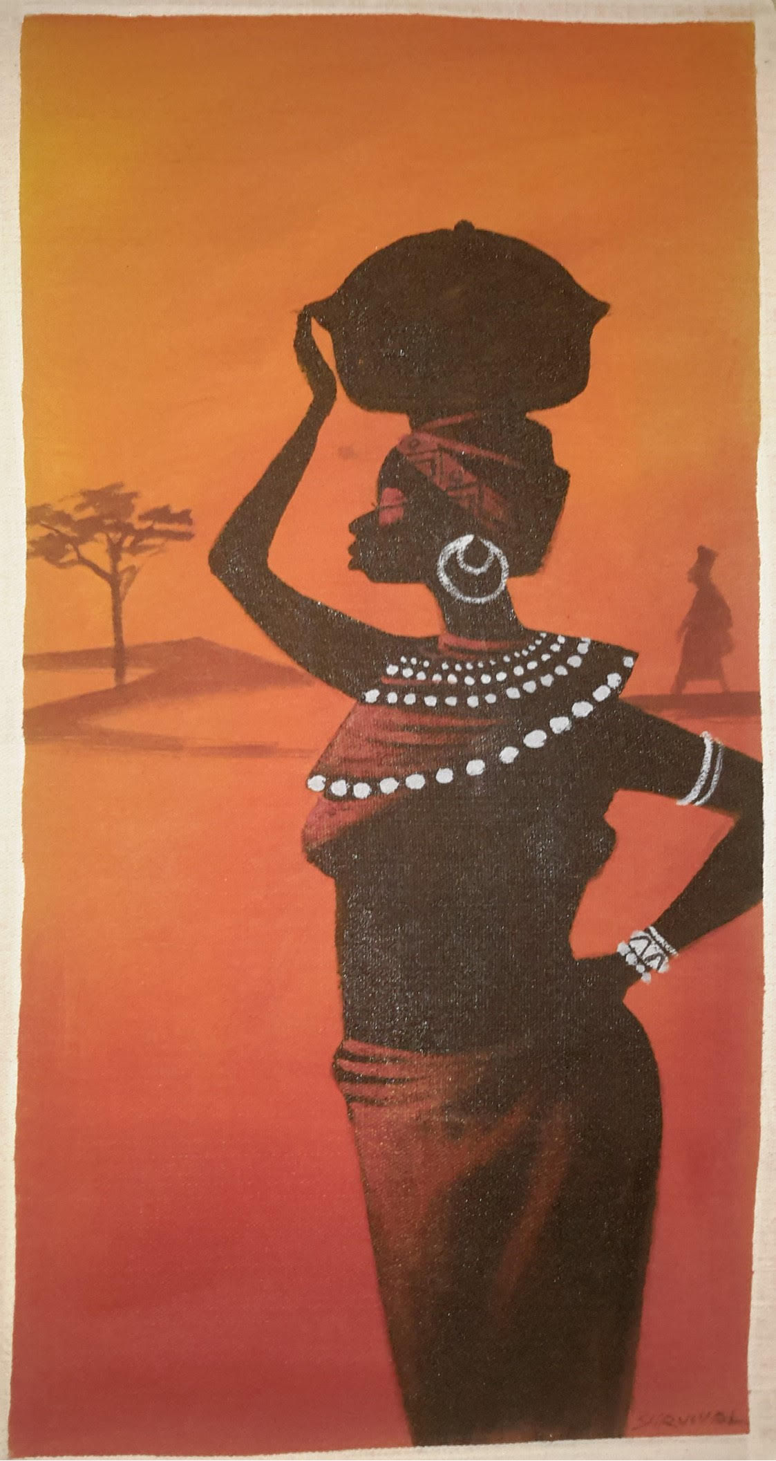 Strong African Women – Original Canvas Painting