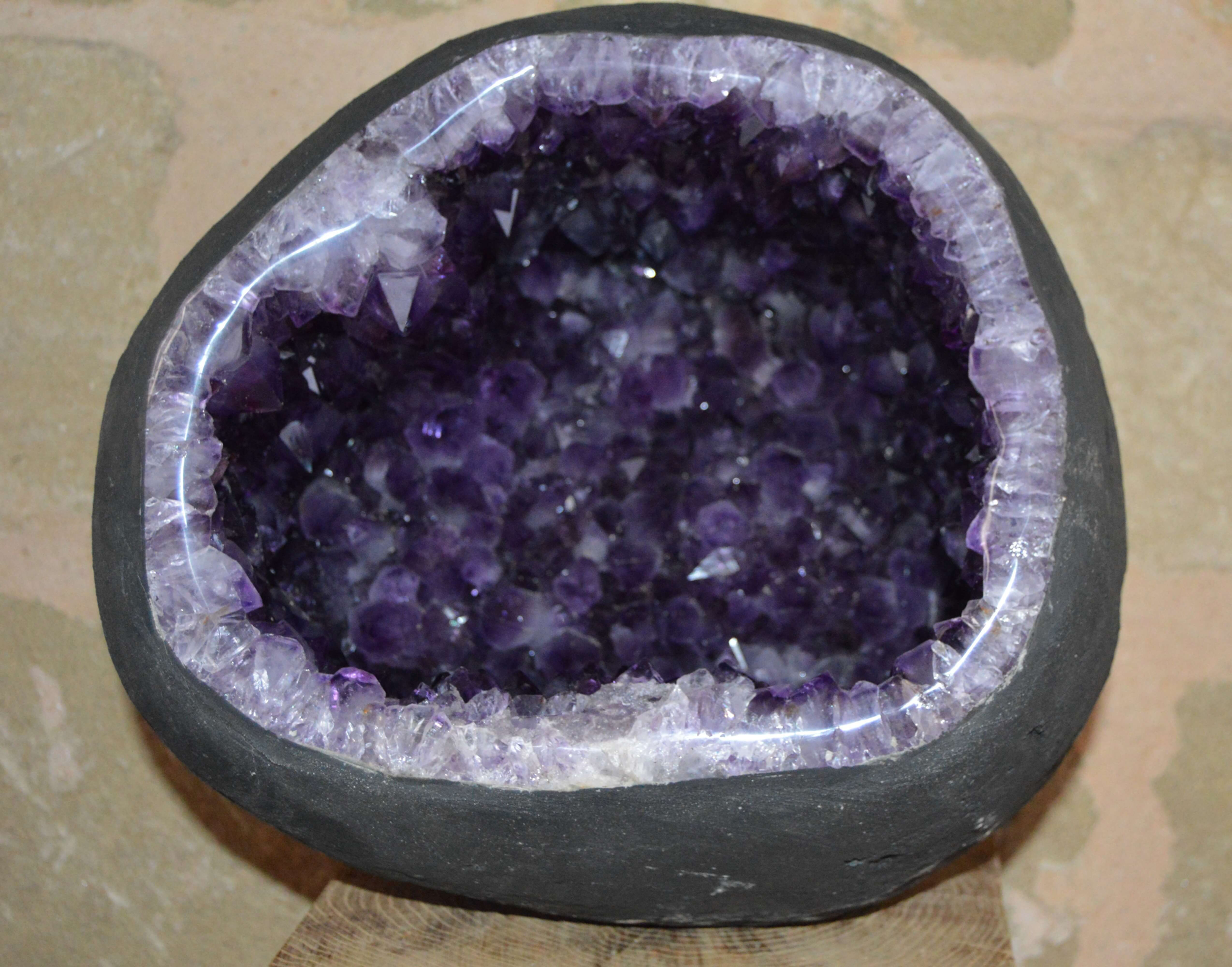 Géode améthyste Lithophile Gard