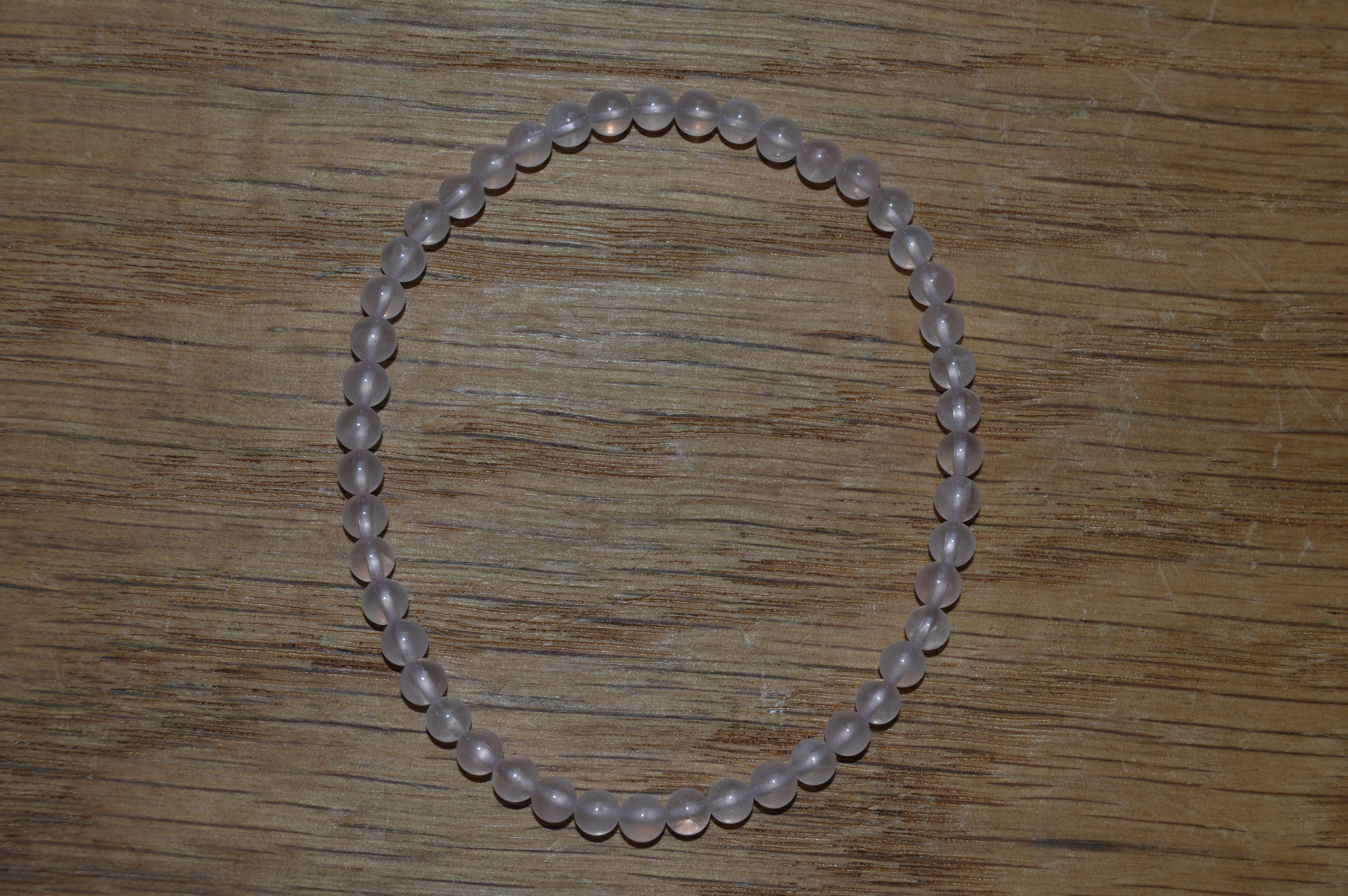 Bracelet en quartz rose