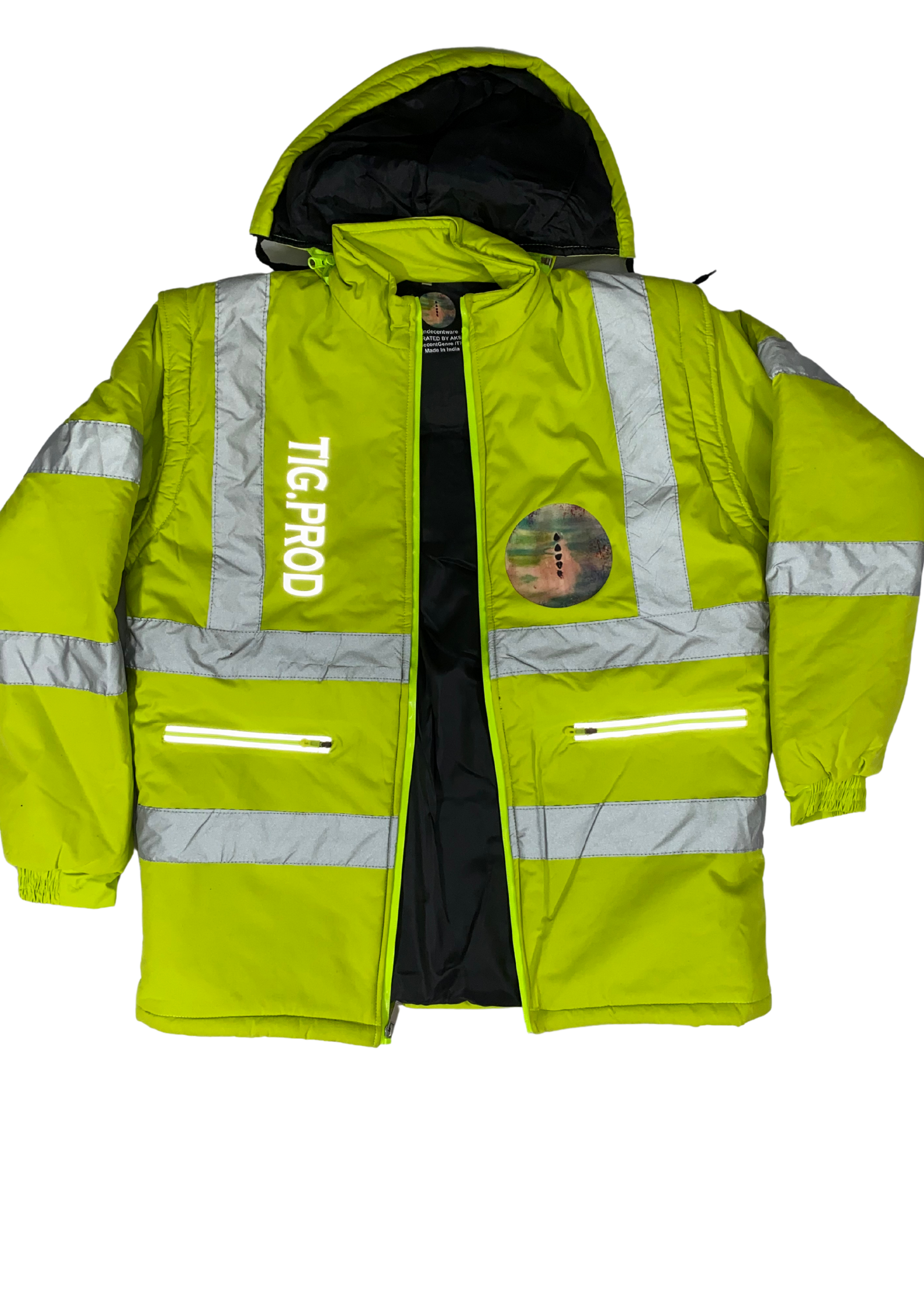 Reflective Utility Jacket (Green)