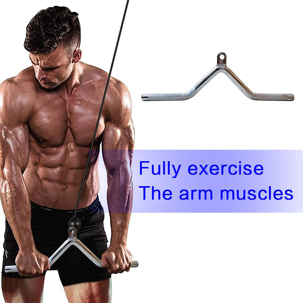 Thumbnail: Gym Home Equipment Accessories Lat Pull Down Bar，Chrome-plated Surface Anti-ru