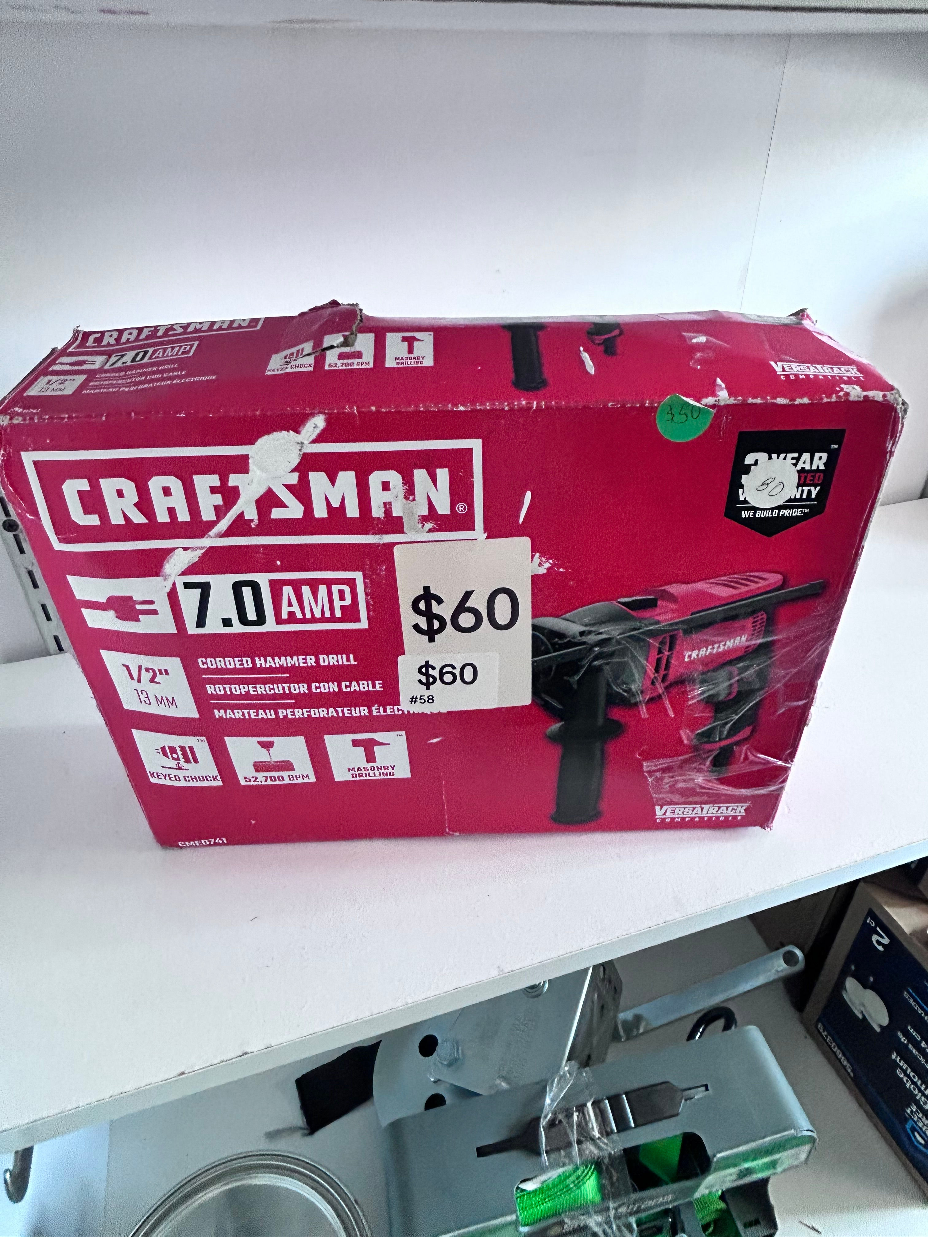 Corded hammer drill