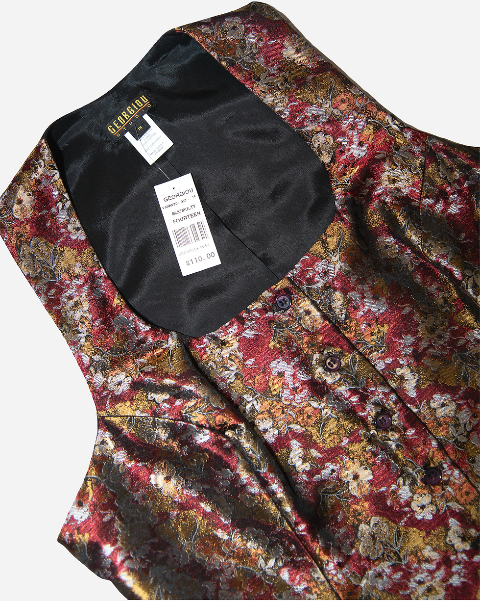 Thumbnail: brocade bodice (sz L)