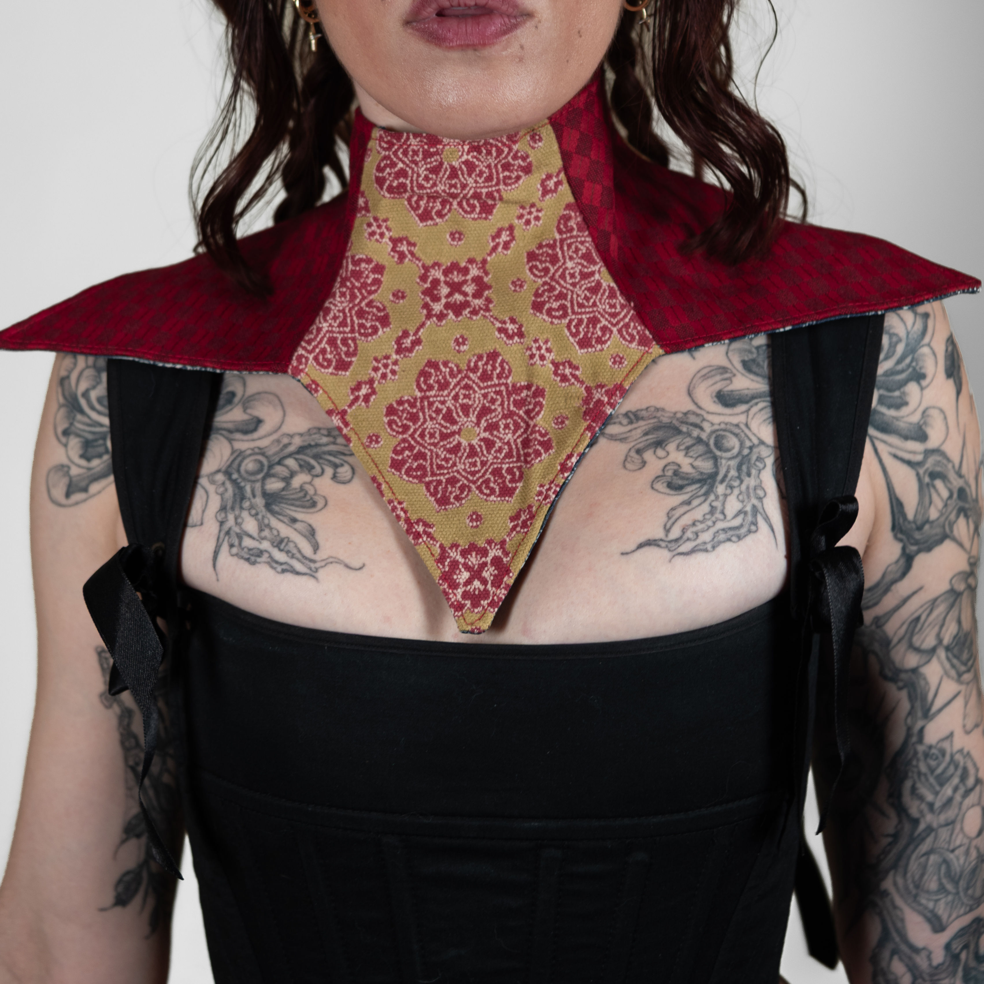 mock turtleneck jester collar no.005
