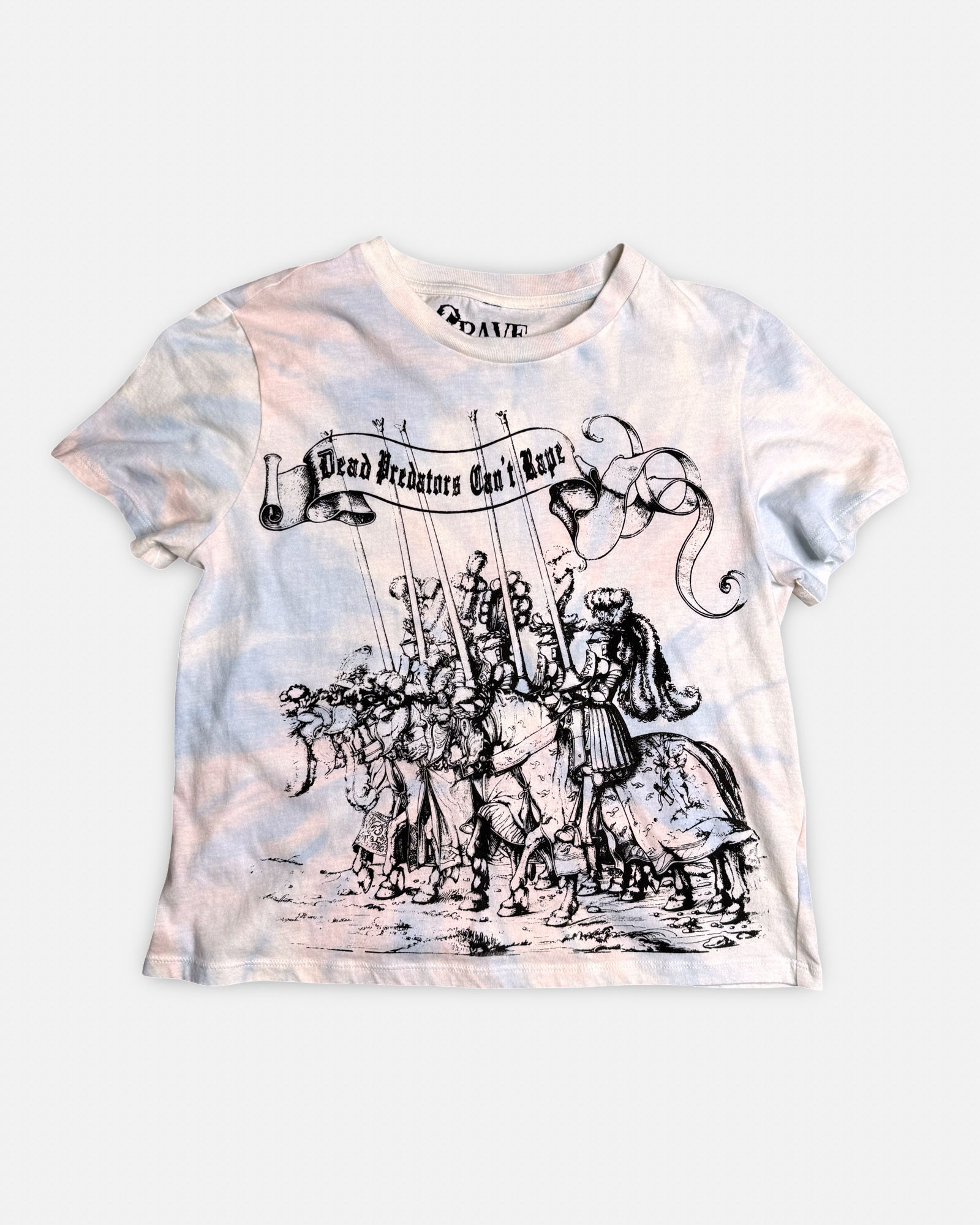 dead predators baby tee no.006 (sz M)