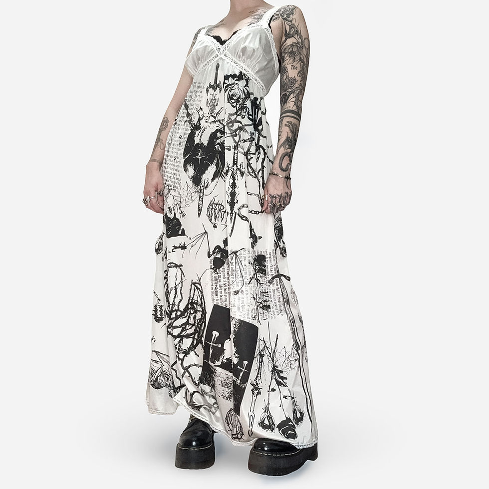 Thumbnail: ptolemaea slip dress no.003 (sz S)
