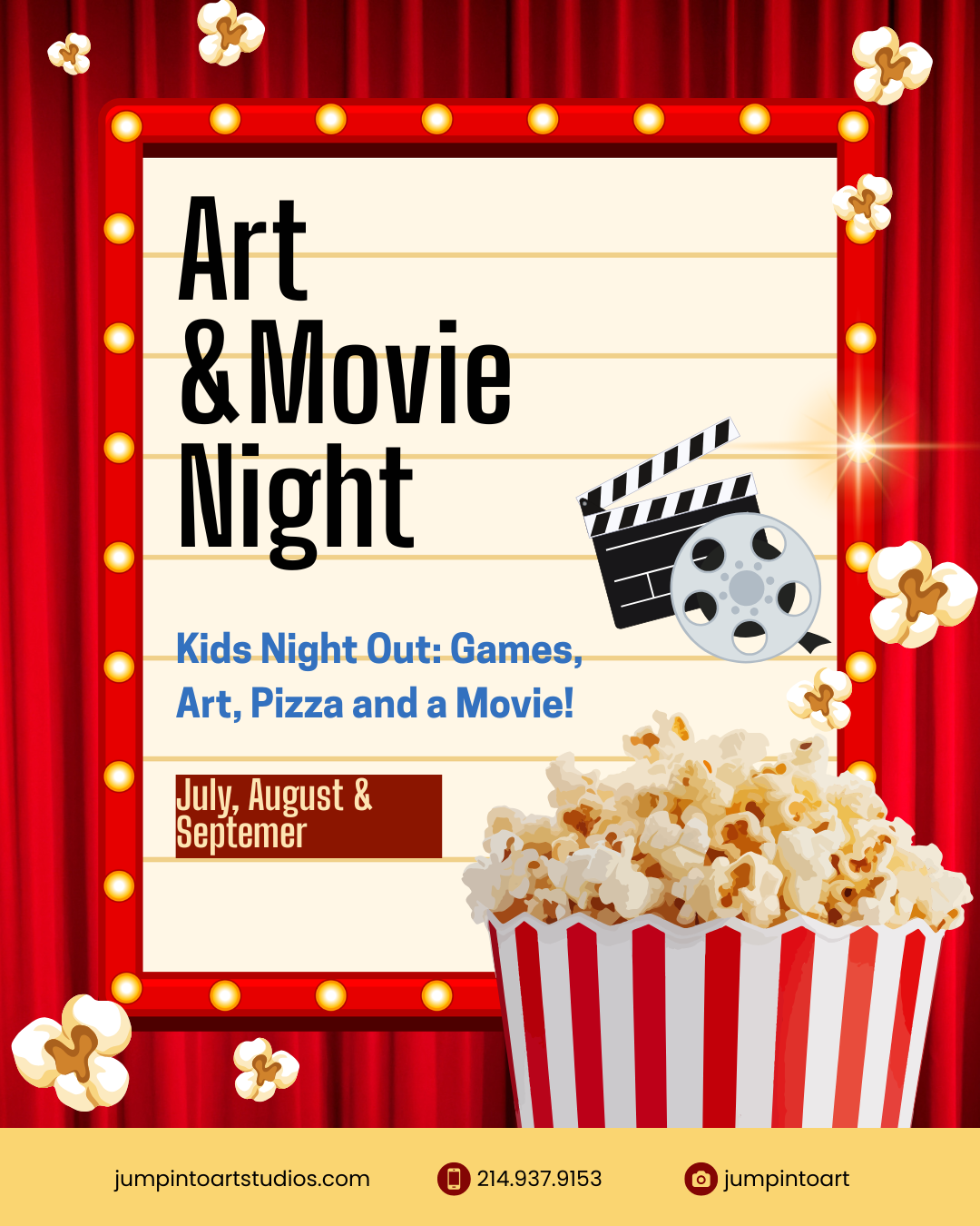 kids night out poster