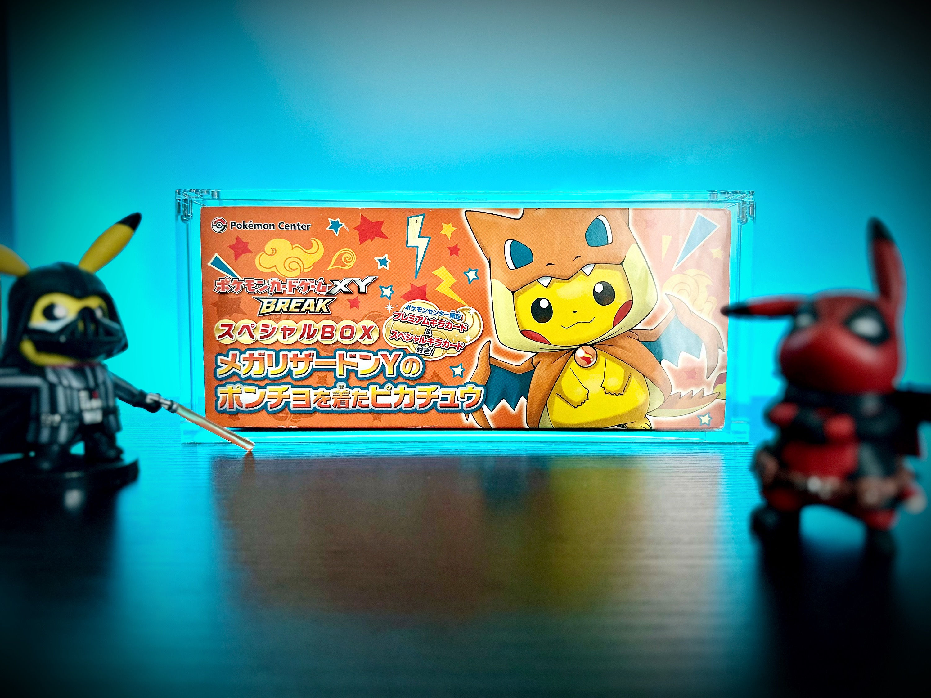 Pokémon Centre Japanese Poncho Box in a Heavenly Cases acrylic case