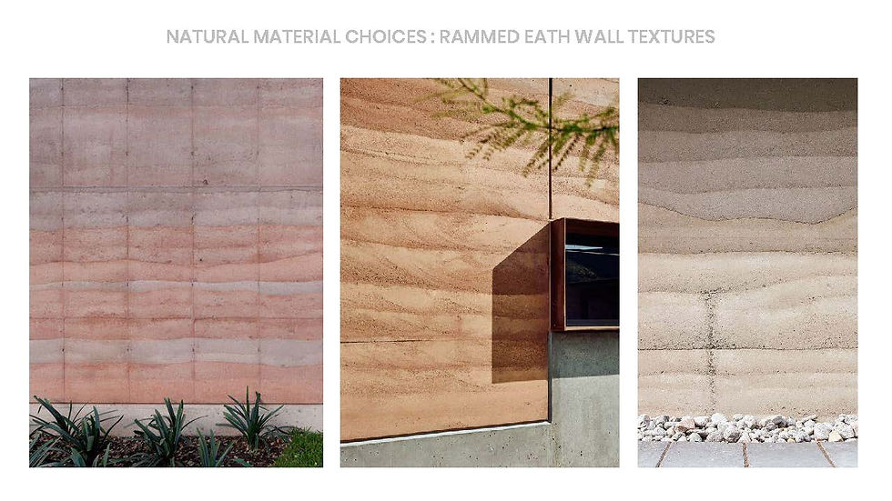 Wall finish proposal