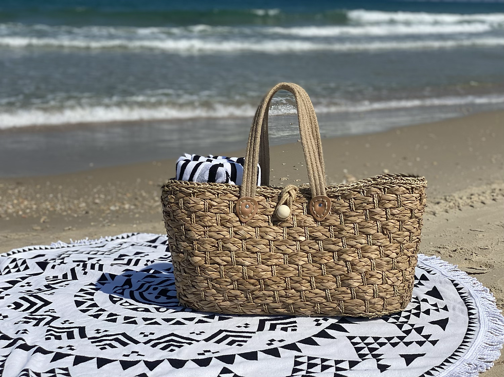 תמונה ממוזערת: Large straw bag