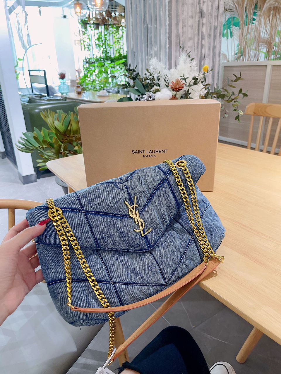 תמונה ממוזערת: Denim LP large bag