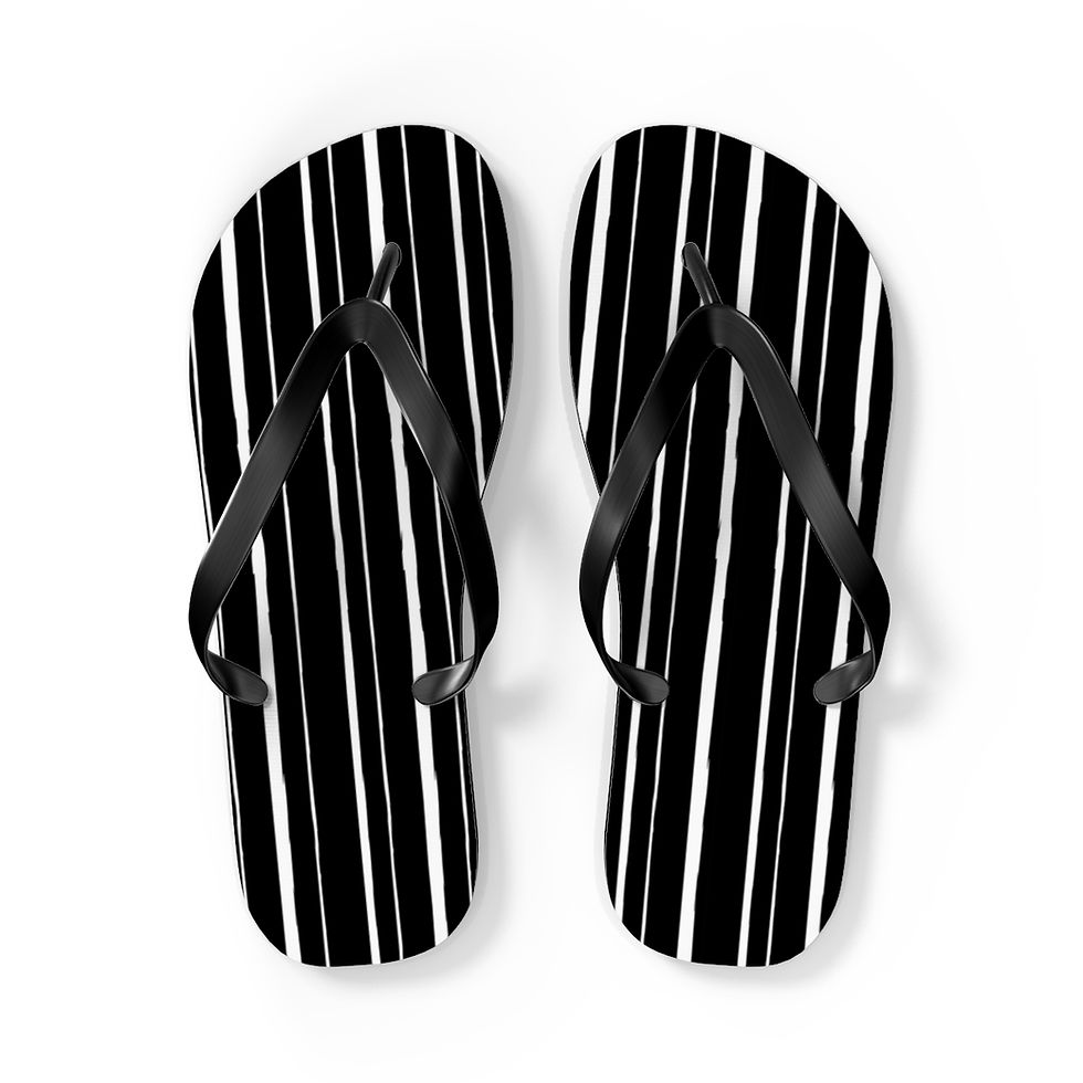 Thumbnail: Lydia_HD3_Onyx_ Unisex Flip Flops