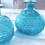 Thumbnail: Light blue, textured vase - Handmade in Spain with recycled glass