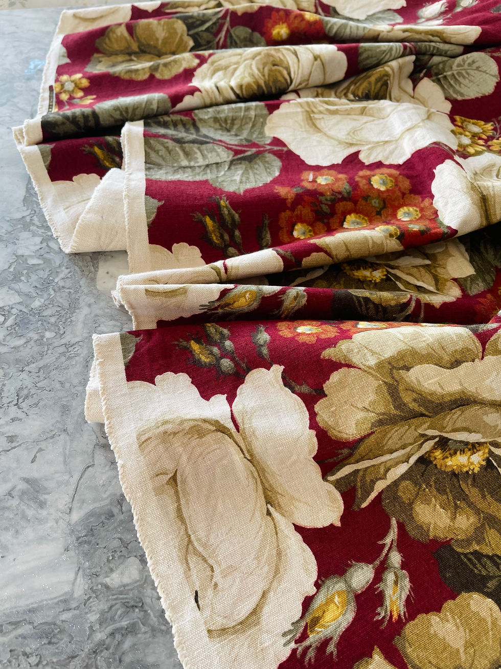 Thumbnail: Sanderson Vintage Sibyl Fabric